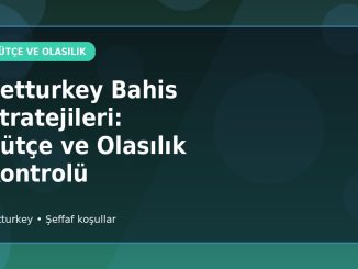 Betturkey Bahis Stratejileri: Bütçe ve Olasılık Kontrolü kapak görseli